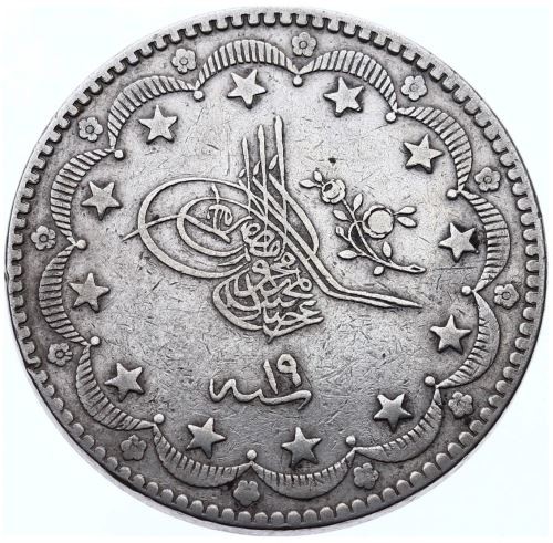 20 kurus 1255/19 Obverse