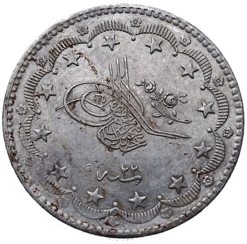 20 kurus 1255/22 Obverse