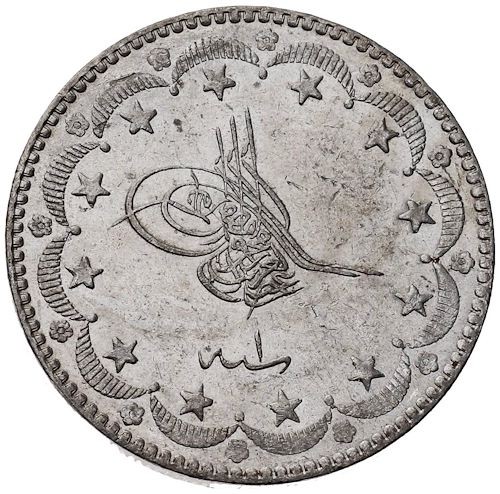 20 kurus 1277/1 Obverse