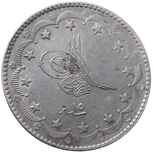 20 kurus 1277/15 Obverse
