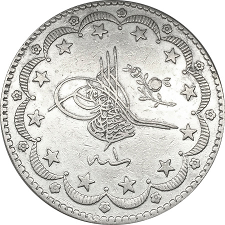 20 kurus 1293/1 Obverse