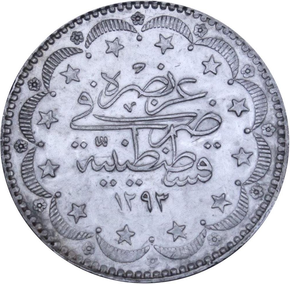 20 kurus 1293/2 Obverse