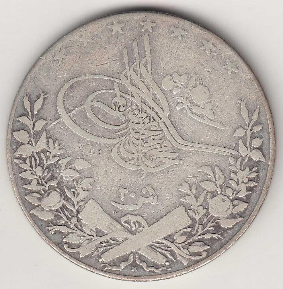 20 kurus 1327/2 Obverse