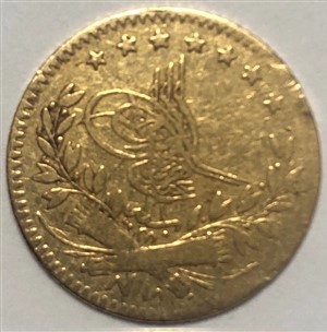 25 kurus 1277/1 Obverse