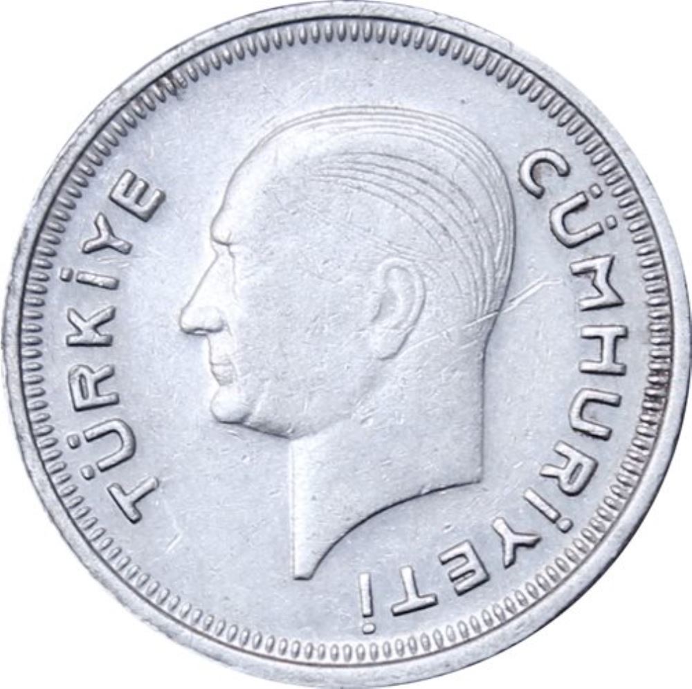 25 kurus 1937 Obverse