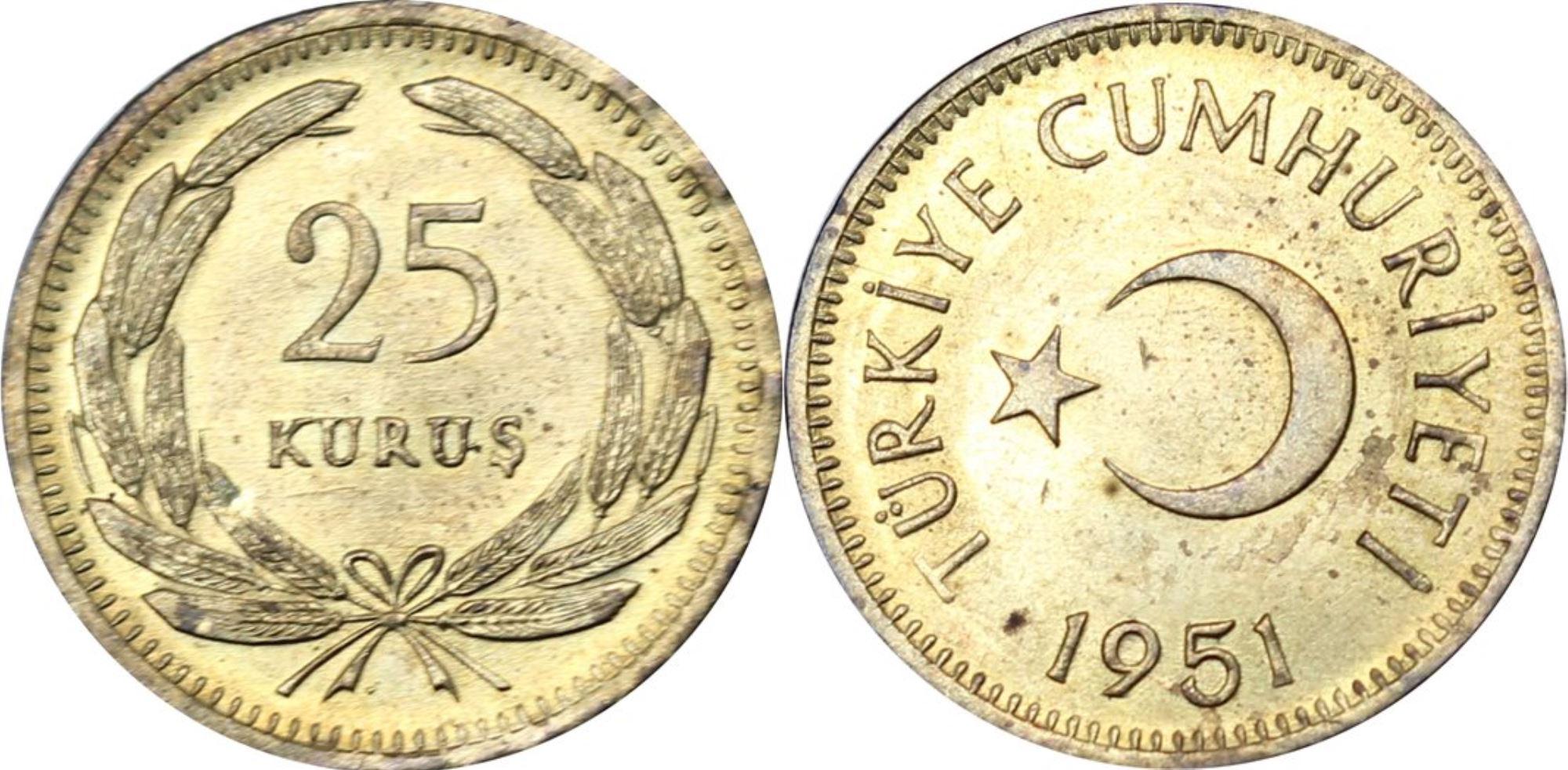 25 kurus 1951