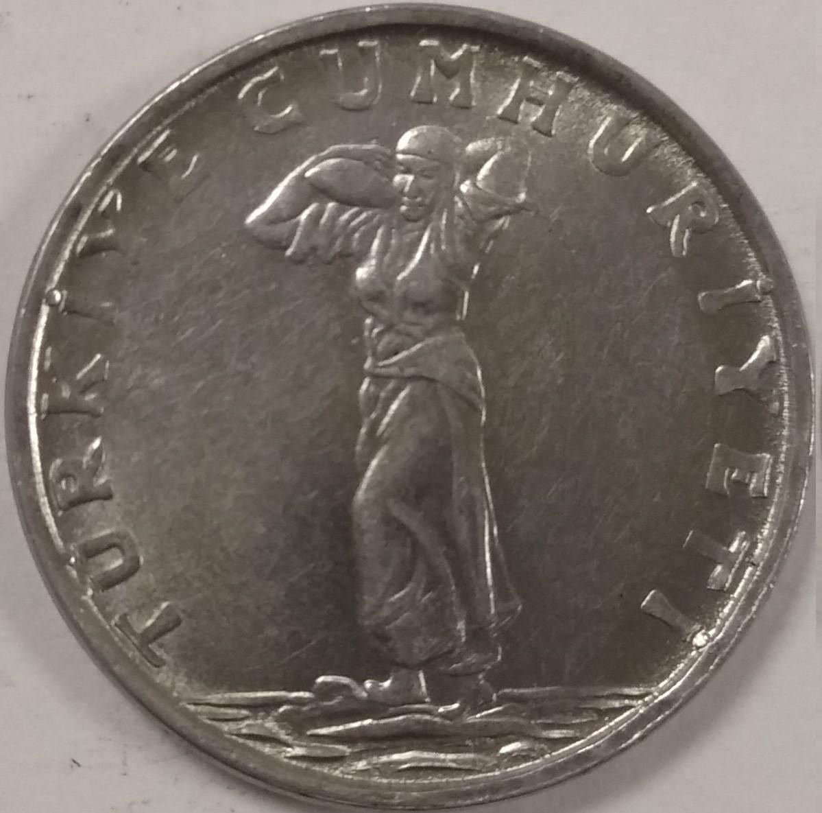25 kurus 1959 Obverse