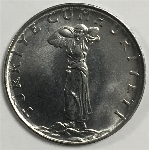 25 kurus 1968 Obverse