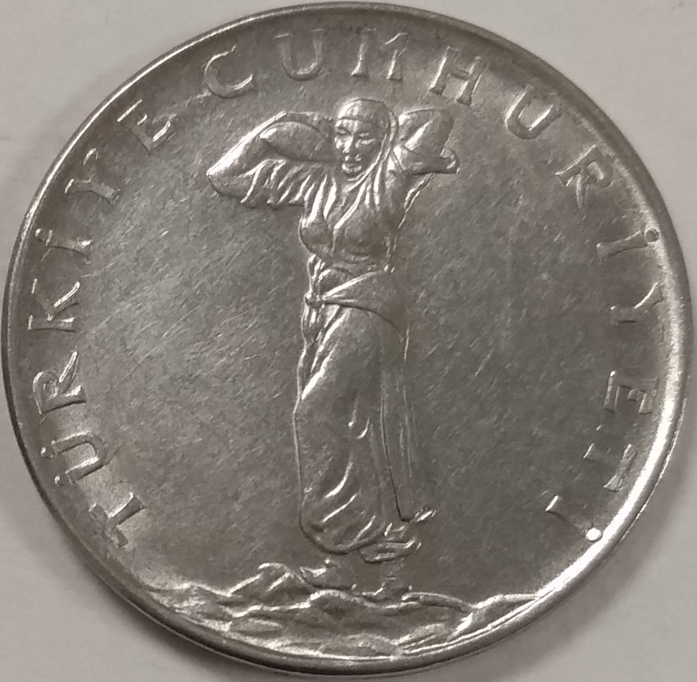25 kurus 1969 Obverse