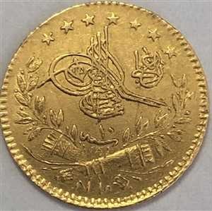 25 kurus Meskyuk 1293/10 Obverse