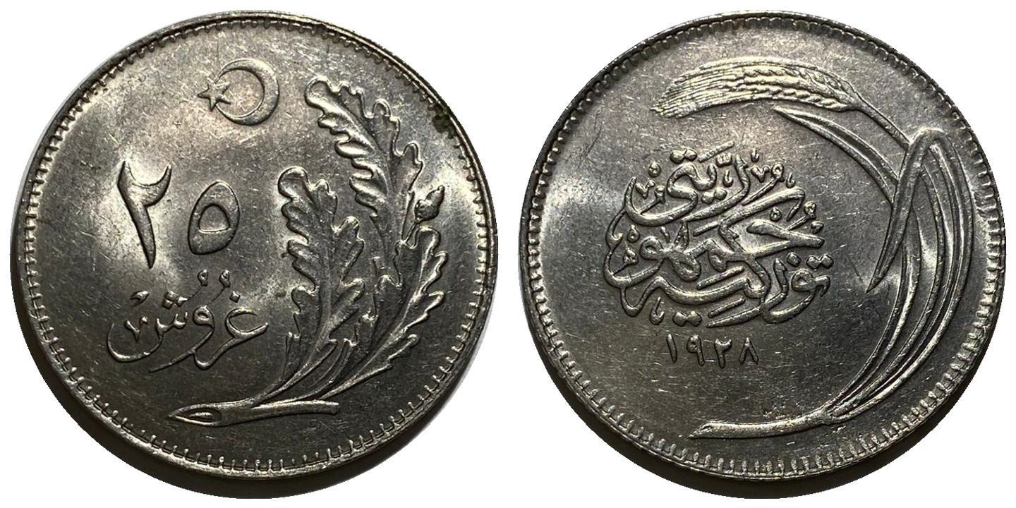 25 kurus 1928