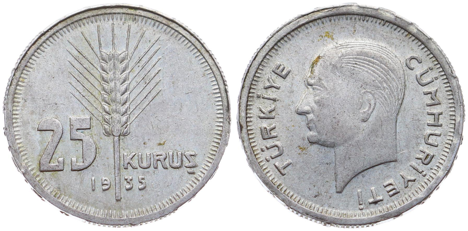 25 kurus 1935