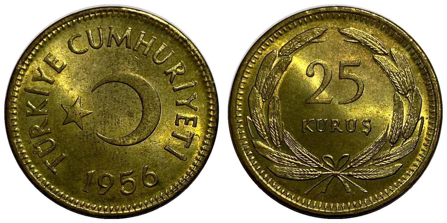 25 kurus 1956