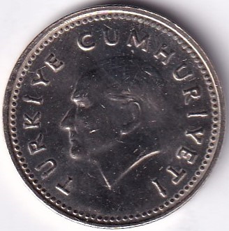 2500 Lira 1996 Reverse
