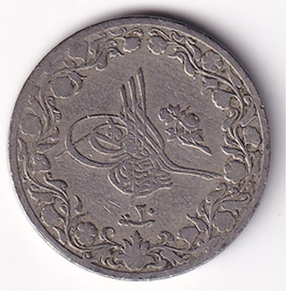 5/10 kurus - 20 para 1293/20 Obverse