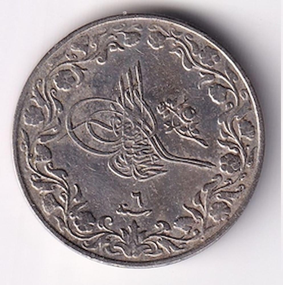 5/10 kurus (20 para) 1327/6 Obverse