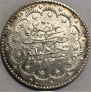 5 kurus 1293/21 Reverse