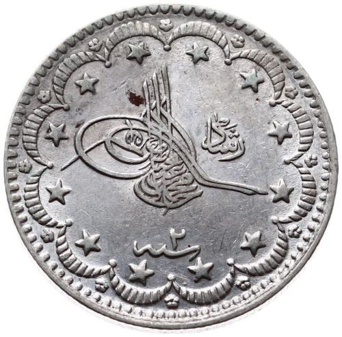 5 kurus 1327/2 Obverse