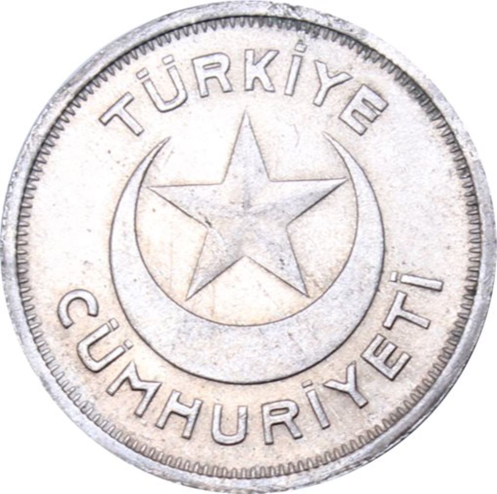 5 kurus 1935 Reverse