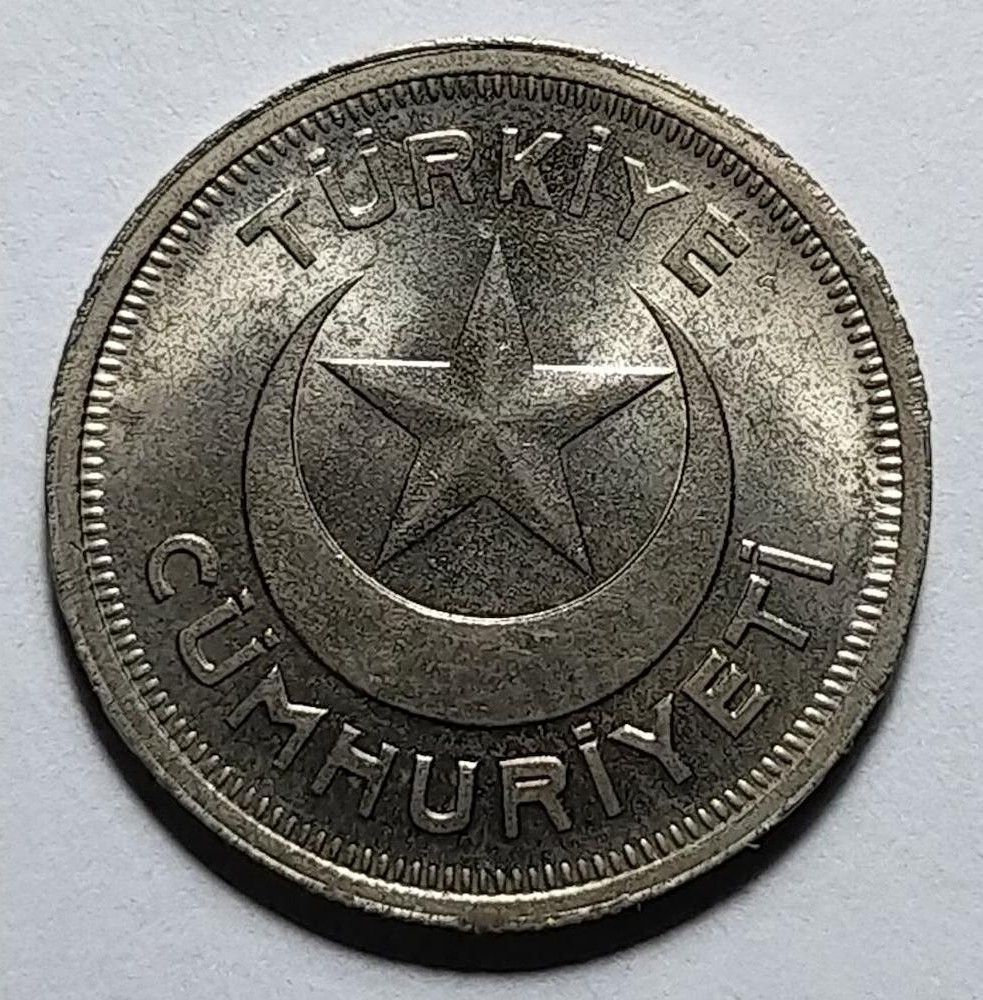 5 kurus 1939 Reverse