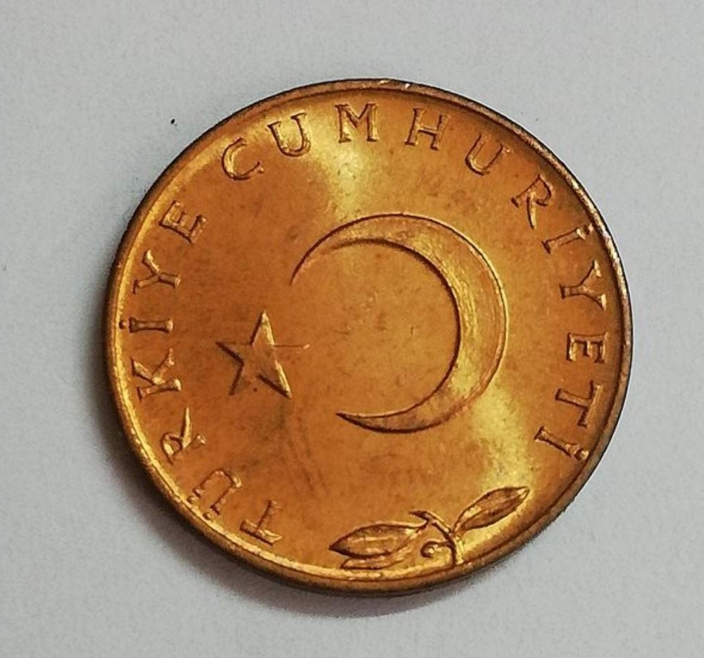 5 kurus 1961 Obverse