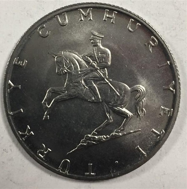 5 Lira 1978 Reverse