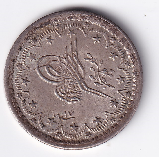 5 kurus 1255/17 Obverse