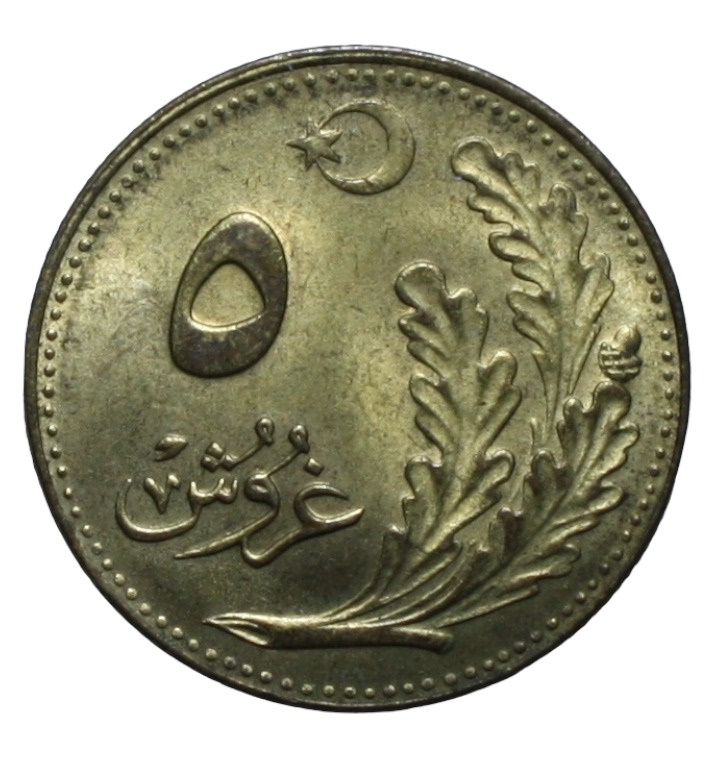5 kurus 1340 Obverse