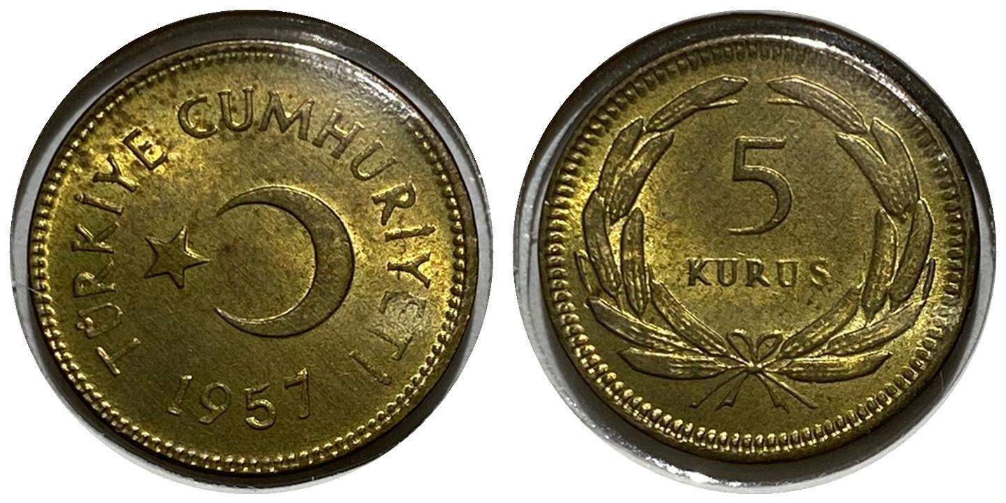 5 kurus 1957