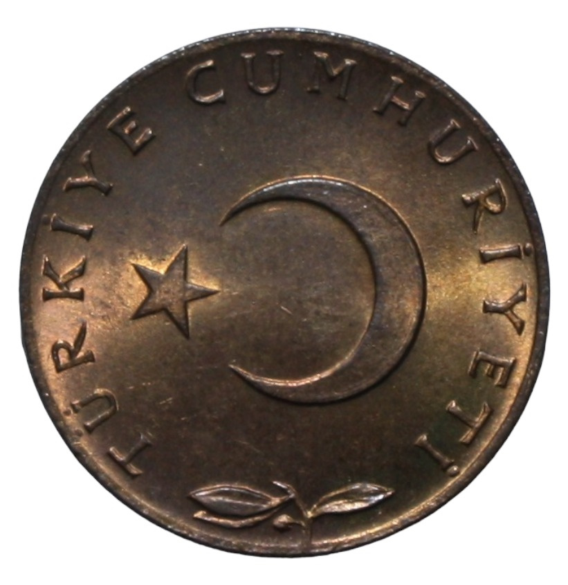 5 kurus 1968 Reverse