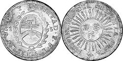 Argentina coin 1 sol 1815