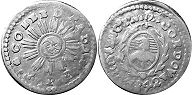 Argentina coin Córdoba 1 real 1842