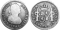 Chile coin 1 real 1794