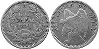 Chile coin 10 centavos 1896