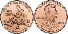 États-Unis pièce 1 cent 2009 Lincoln seated