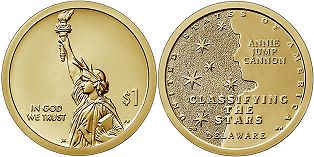 US coin 1 dollar 2019 Annie Jump Cannon