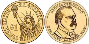 US coin 1 dollar 2009 Cleveland