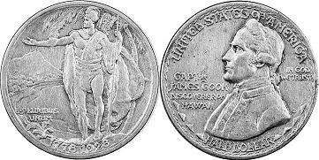 US coin 1/2 dollar 1928 HAWAII