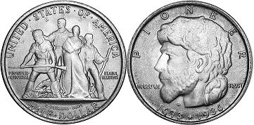 US coin 1/2 dollar 1936 ELGIN