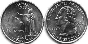 US coin State quarter 2008 Hawaii