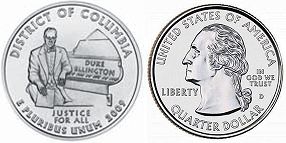 US coin State quarter 2009 District of Columbia