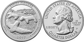 US coin Beautiful America quarter 2017 Effigy Mounds