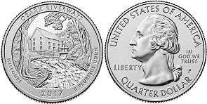 US coin Beautiful America quarter 2017 Ozark