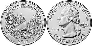US coin Beautiful America quarter 2019 Frank Church River