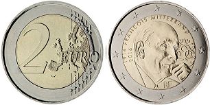 mynt Frankrike 2 euro 2016