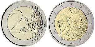 pièce de monnaie France 2 euro 2017