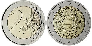 moneta Italy 2 euro 2012