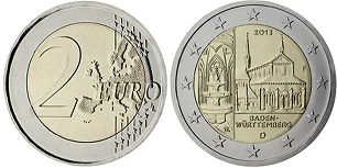 moneta Italy 2 euro 2013