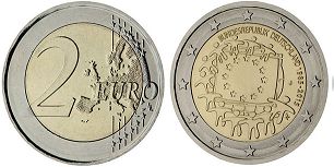 mynt Tyskland 2 euro 2015