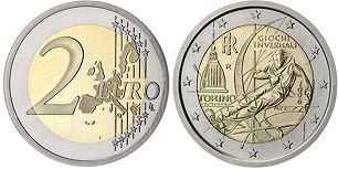 mynt Italien 2 euro 2006